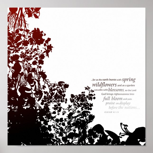 Isaiah 61:11 poster (Vorne)