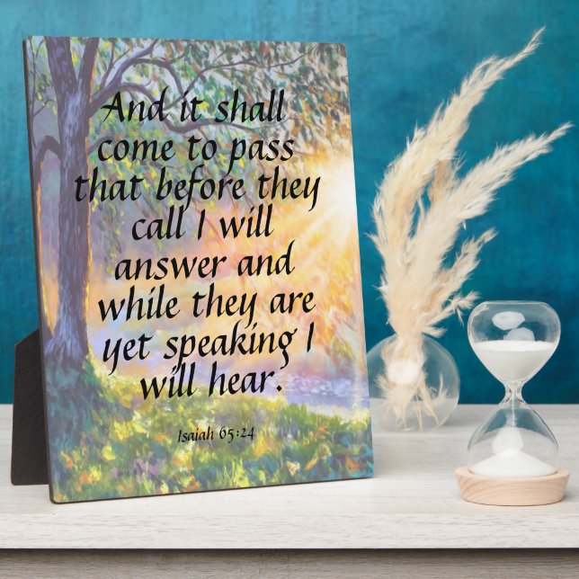 Isaiah 65:24 fotoplatte (Seite)
