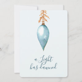 Isaiah 9:2 Elegante Moderne Wasserfarbe Weihnachte Feiertagskarte