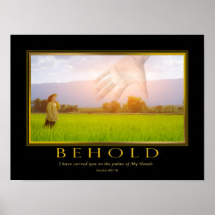 Isaiah Bible Verse Inspiration Poster