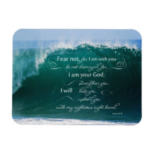 Isaïe 41 10 Bible Verse Photo Magnet
