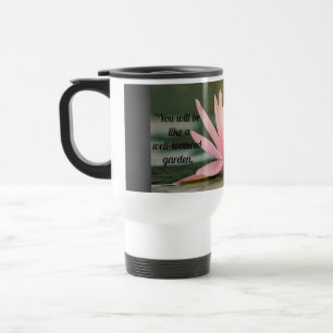 Isaïe 58:11 Eau Lily Voyage Mug