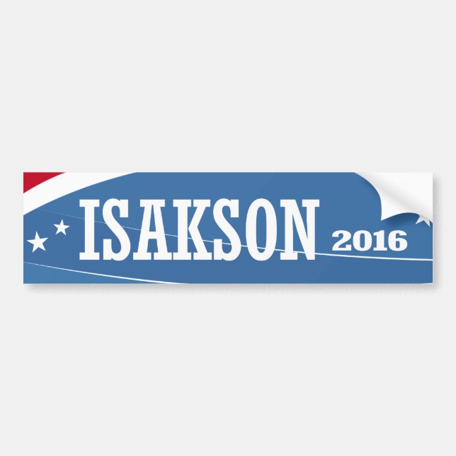 Isakson - Johnny Isakson 2016 Autoaufkleber (Vorne)