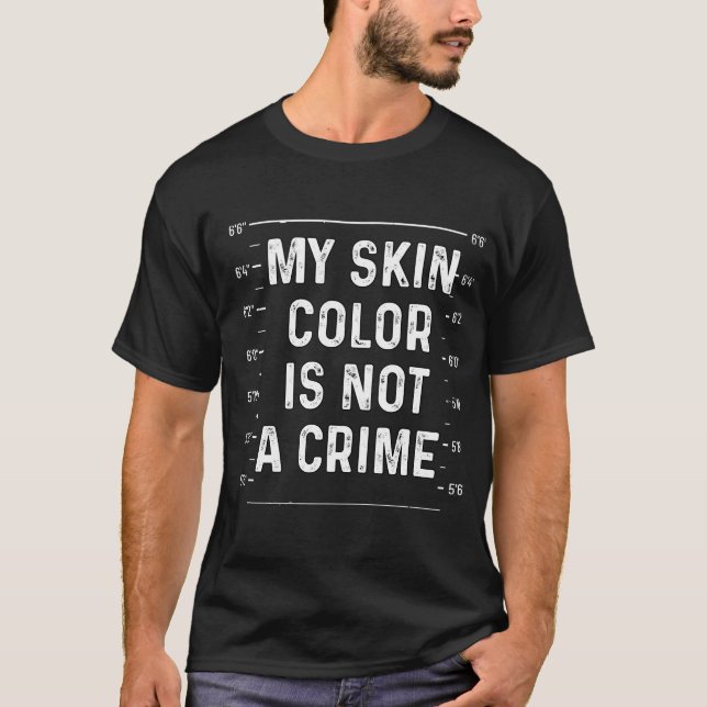 iSalem Ma Couleur De Peau N'Est Pas Un Tshirt Crim (Devant)