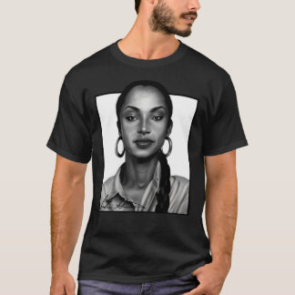 iSalem Sade, Schwarz und Weiß Portrait Classic T-S T-Shirt