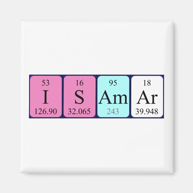 Isamar Periodenmagnet Magnet (Vorne)