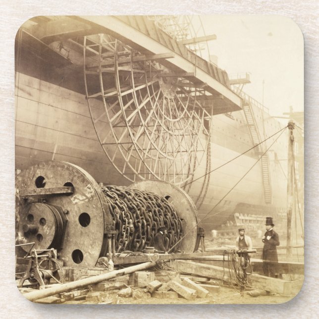 Isambard Königreich Brunel (1806-59) neben dem Untersetzer (Vorderseite)