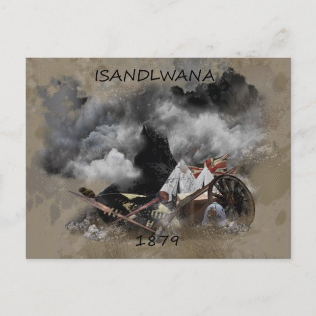 Isandlwana Battle 1879 Postkarte (Vorderseite)