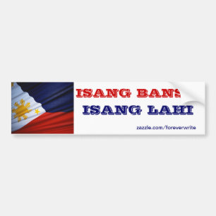 ISANG BANSA ISANG LAHI AUTOAUFKLEBER