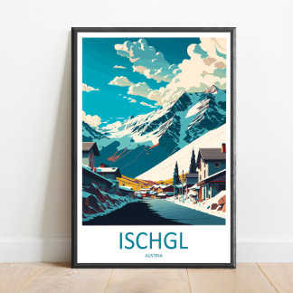 Ischgl Reise Druck Wandkunst Ischgl Wandbehang H Poster