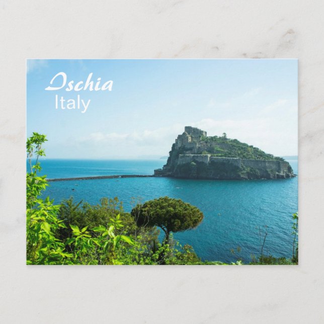 Ischia, Castello Aragonese - Carte postale (Devant)