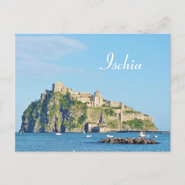 Ischia, Castello Aragonese - Carte postale (Devant)