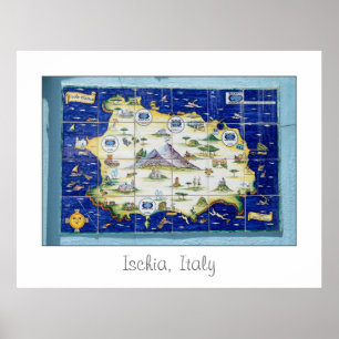 Ischia, Italie grand poster