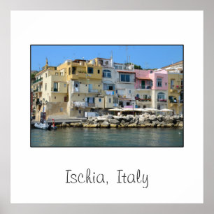 Ischia, Italien-Quadrat-Poster Poster