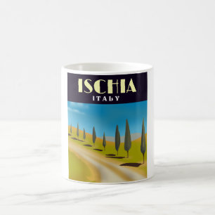 Ischia Italien Reiseplakat Kaffeetasse
