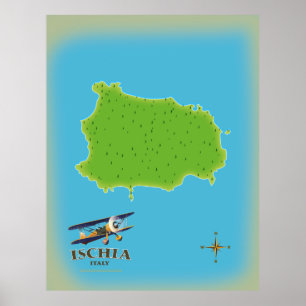 Ischia Italien Reiseplakat Poster