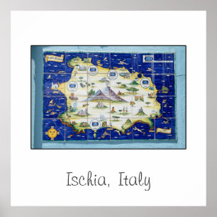 Ischia, Italienisches Plakat