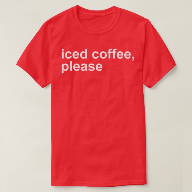 Ischier Kaffee Bitte schön T-Shirt (Design vorne)
