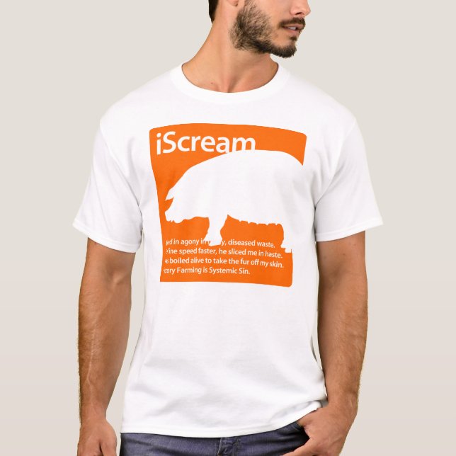 iScream Schwein T-Shirt (Vorderseite)