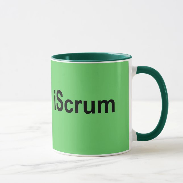 iScrum Rugby-Gedränge-T-Shirt Tasse (Rechts)