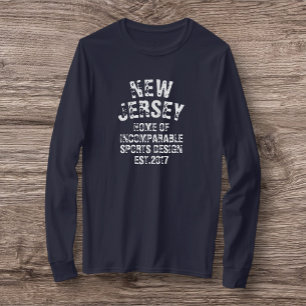 ISD NJ Accueil du T-shirt à manches longues ISD