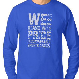 ISD Nous Nous Tenons Avec Fierté USA T-Shirt Long 