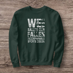 ISD Nous Saluons Notre Fallen Crewneck Sweatshirt