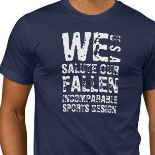 ISD Nous Saluons Notre T-Shirt Basique Tombé