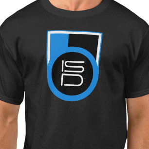 ISD Schwarz Blau Weiß Streetwear Urban T-Shirt