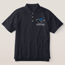 ISE Men's Navy Blue Polo Shirt