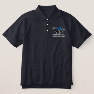 ISE Men's Navy Blue Polo Shirt