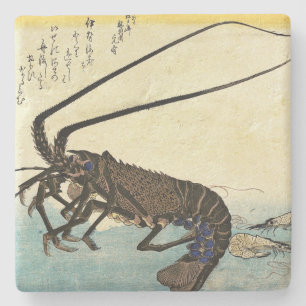 Iseebi & Ebi - Kraubfische (Spiny Lobster) und Gar Steinuntersetzer