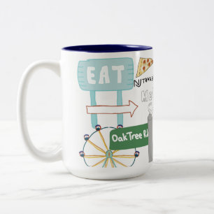 Iselin, NJ Doodle Tasse