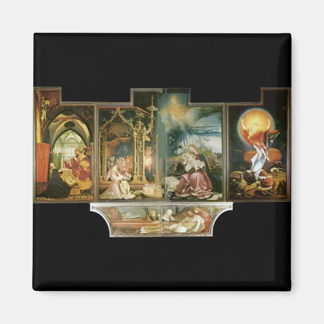 Isenheimer Altar, Mathis Gothart Grünewald Magnet (Vorne)