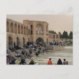 Isfahan Bridge, Iran Postkarte