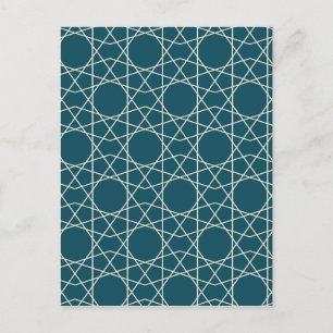 Isfahan-Perlen-Geometrie Postkarte