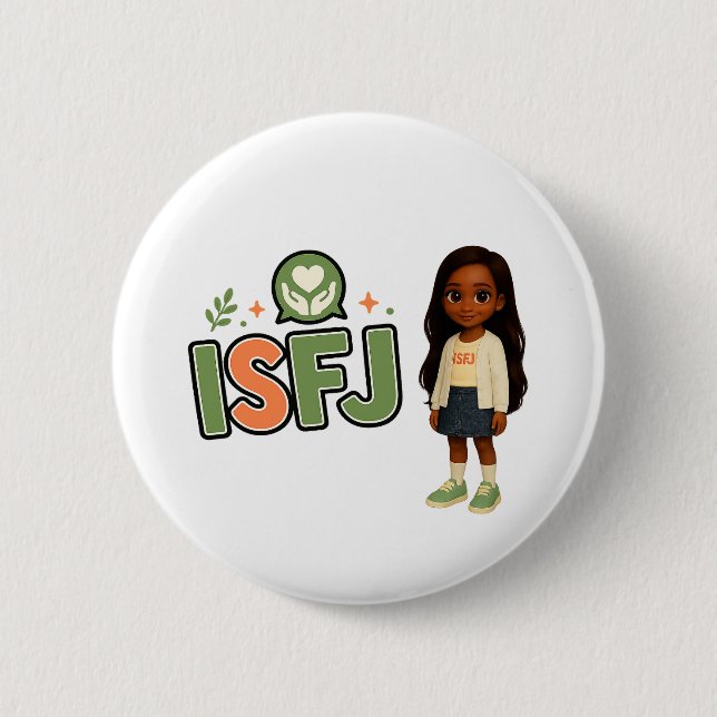 ISFJ — A Guardiã da Harmonia Button (Vorderseite)