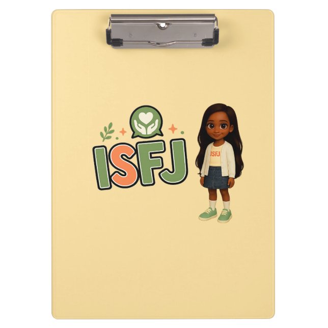 ISFJ — A Guardiã da Harmonia Klemmbrett (Vorderseite)