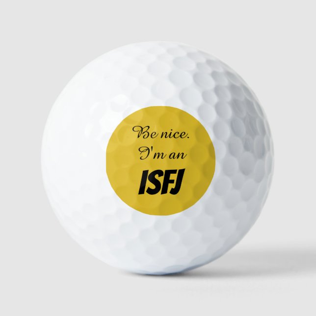 ISFJ Golf Balls Golfball (Vorderseite)