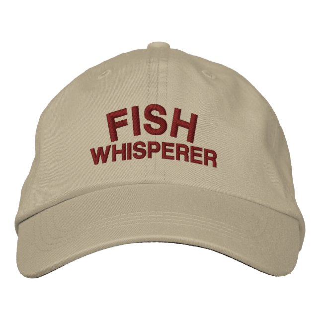 ish Whisperer Dad Hat - Custom Embroidered Cap Bestickte Baseballkappe (Vorderseite)