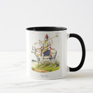 Ishana oder Shiva, graviert von C. de Motte Tasse