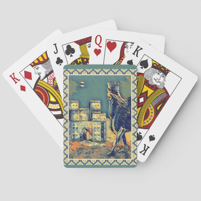 Ishtar Gate Lamassu Classic Playing Cards Spielkarten (Rückseite)