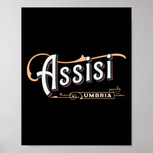 Isi Umbria Italienischer Urlaub  Poster