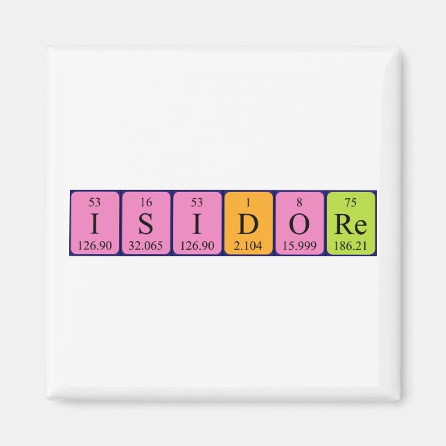 Isidore Periodenmagnet Magnet (Vorne)