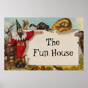Isidore the Elf & his Animals Small Poster