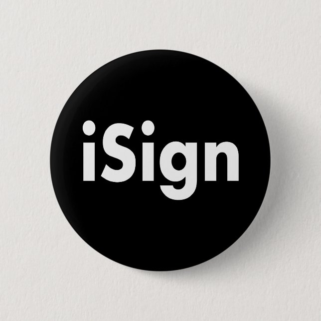 iSign Button (Vorderseite)