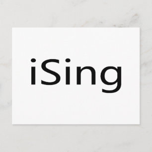 iSing Postkarte