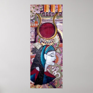 ISIS - EGYPTIAN GODDESS ART Print Poster