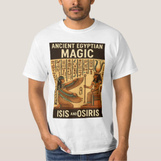 Isis & Osiris Ägyptische Kunst - Spiritueller T - T-Shirt