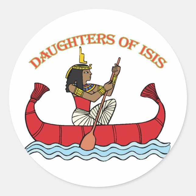 Isis-Töchter Runder Aufkleber (Vorderseite)